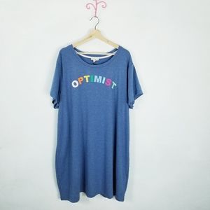 Jane and Delancey 2X Shirt Dress NEW Optimist